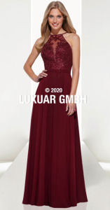 Abendkleid lang, lila