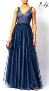 Abendkleid lang, lila