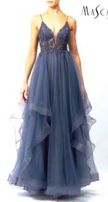 Abendkleid lang, rot
