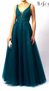 Abendkleid lang, rot