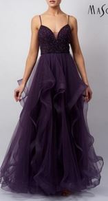 Abendkleid lang, rot