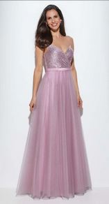 Abendkleid lang, rot