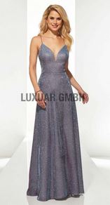 Abendkleid lang, lila