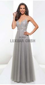 Abendkleid lang, lila