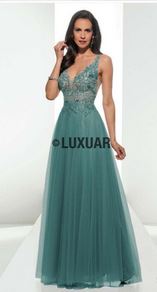 Abendkleid lang, lila