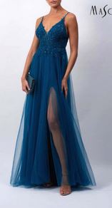Abendkleid schwarz, lang