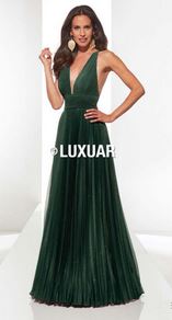 Abendkleid lang, blau