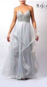 Abendkleid lang, rot