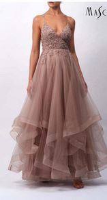 Abendkleid lang, rot