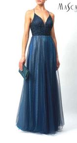 Abendkleid schwarz, lang