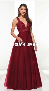 Abendkleid lang, rot