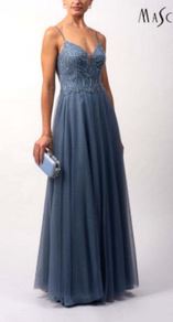 Abendkleid lang, lila