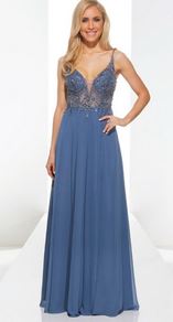 Abendkleid schwarz, lang