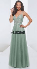 Abendkleid lang, rot
