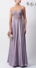 Abendkleid schwarz, lang