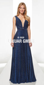 Abendkleid lang, lila