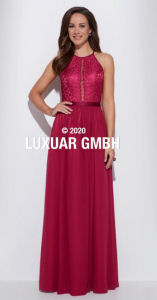 Abendkleid lang, lila