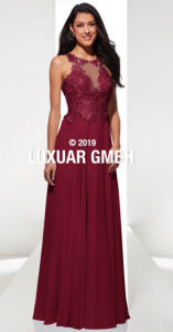 Abendkleid lang, lila