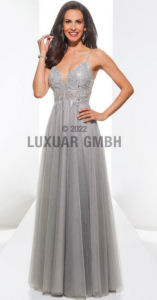 Abendkleid lang, lila