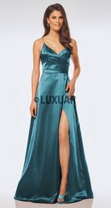 Abendkleid lang, lila