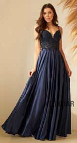 Abendkleid lang, lila