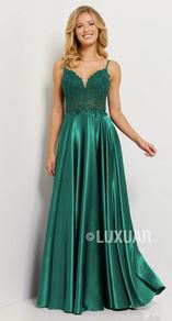 Abendkleid lang, lila