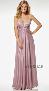 Abendkleid lang, lila