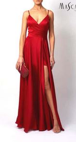 Abendkleid lang, rot