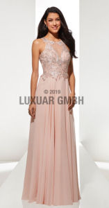 Abendkleid lang, lila