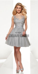 Abendkleid lang, lila