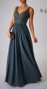 Abendkleid lang, lila