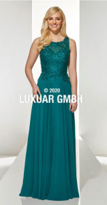 Abendkleid lang, lila