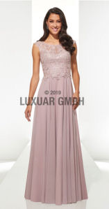 Abendkleid lang, lila