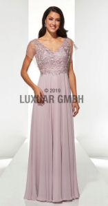 Abendkleid lang, lila