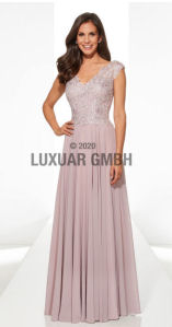 Abendkleid lang, lila