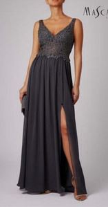 Abendkleid lang, lila