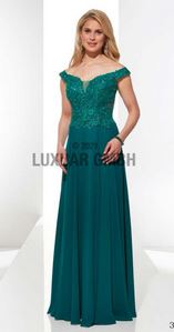 Abendkleid lang, lila