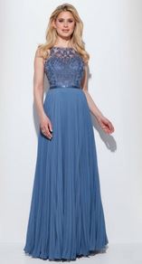 Abendkleid lang, lila